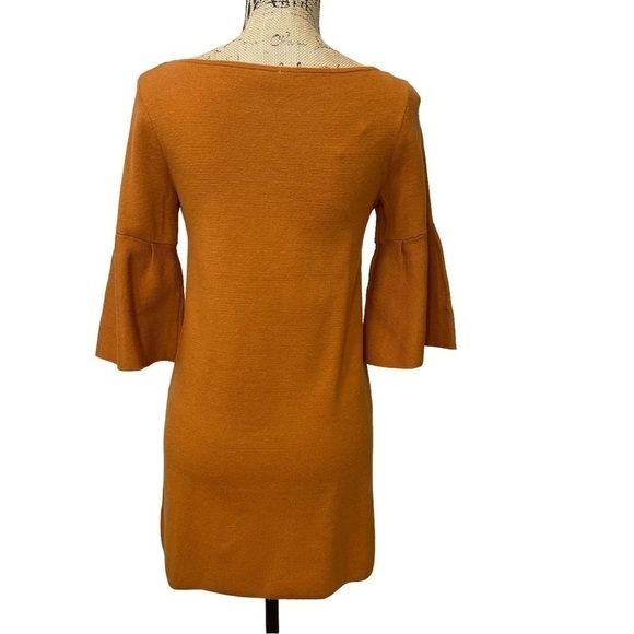 Anthropologie Moth Tunic Sweater Size XS Rust/ Burnt Orange Boho - Picture 8 of 10